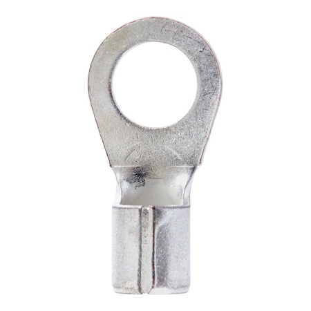 Jandorf Jandorf 6 Ga. Uninsulated Wire Terminal Ring Silver 2 pk 60788